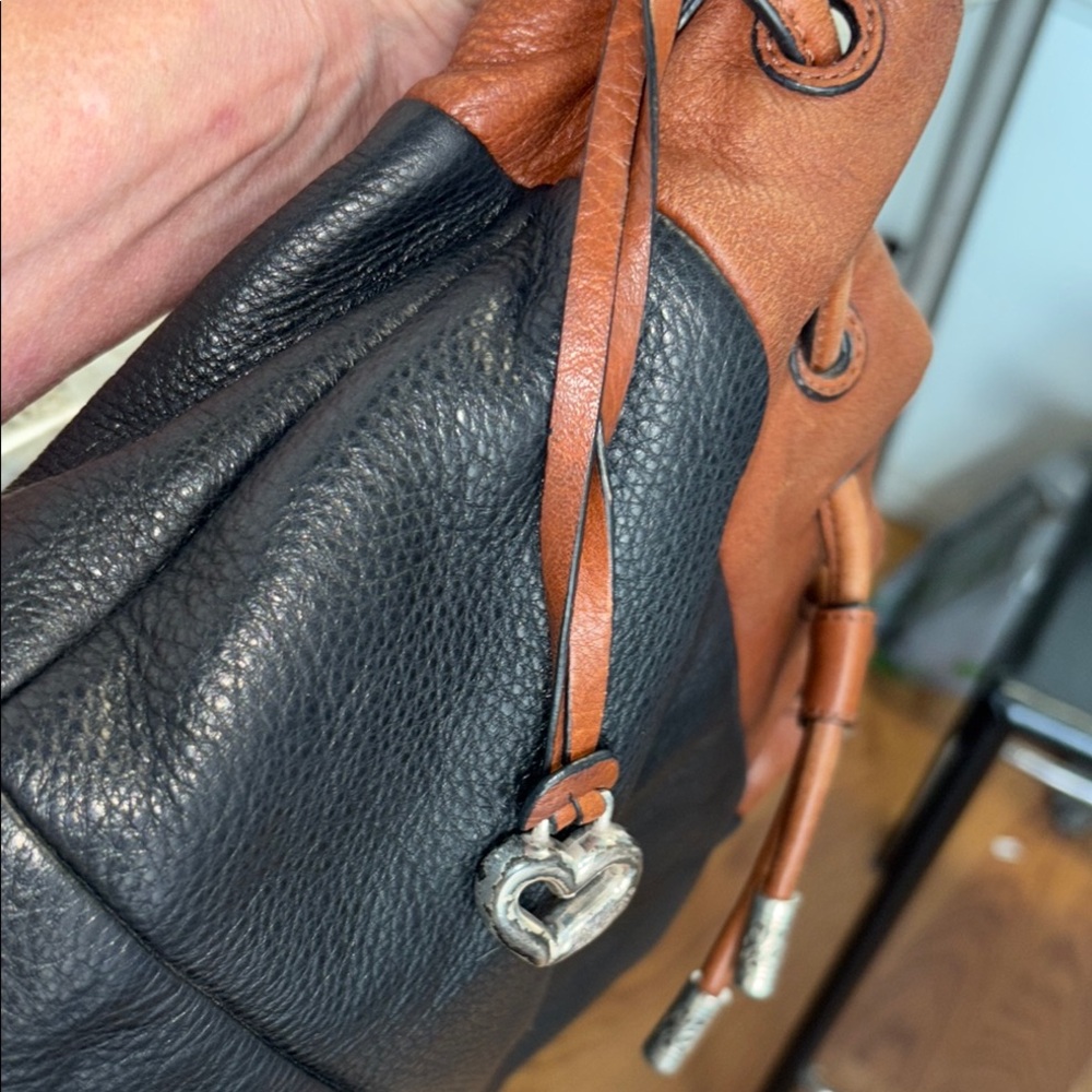 Brighton two tone Leather Women's Bag - Picture 13 of 16